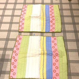 2 Pottery Barn Kids pillow shams